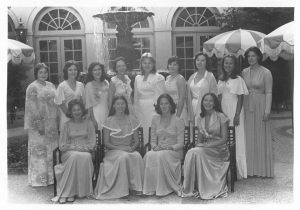 My Phi Mu sisters and me at our National Convention in 1976, Charleston